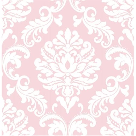 Doba-Bnt Ariel Peel and Stick Wallpaper, Pink SA2532159